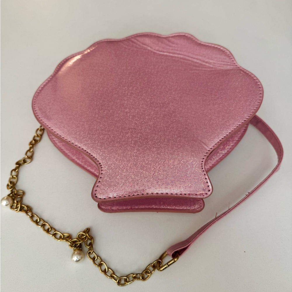 Pink Shell-Shaped Crossbody Bag - Picture 5 of 6